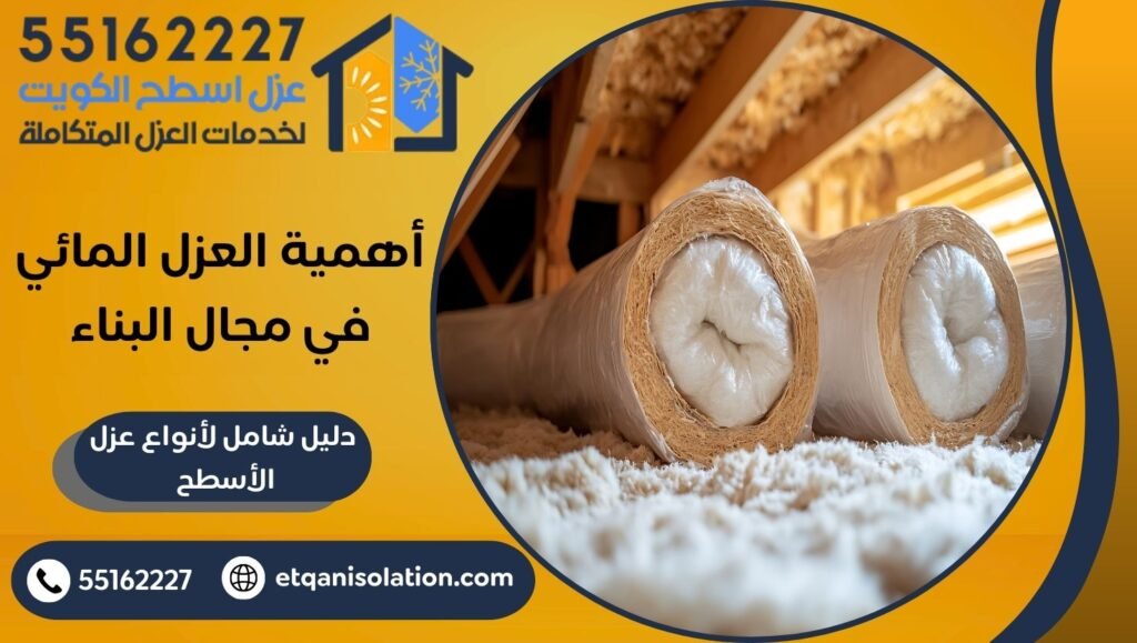 أهمية العزل المائي في مجال البناء